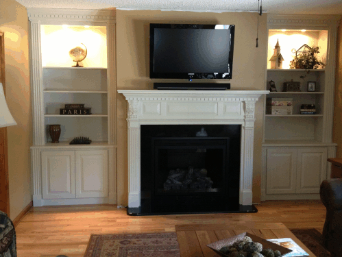 Mantels And Fireplace Surrounds Built, Custom Fireplace Mantel Surround New Jersey